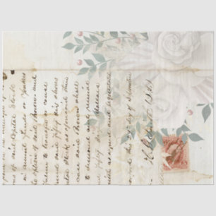 Boho FloralEphemera Design Series #2 Tissue Paper