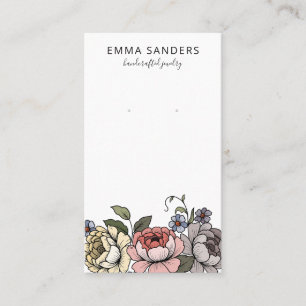 Boho Florals Élevant Bijoux Cartes d'affichage