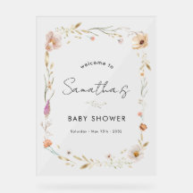 Boho Flower Baby Shower