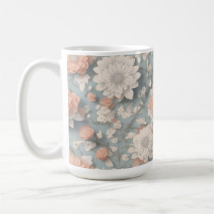 Boho Flower Design 15 oz Classic Mug