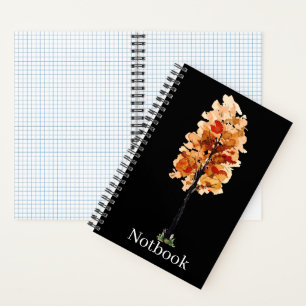 Boho Flower Line Art Drawing Personalized Wedding Notebook