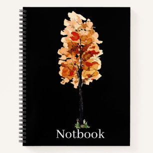 Boho Flower Line Art Drawing Personalized Wedding Notebook