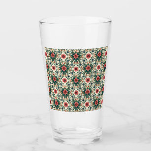 Boho Flower Magic - in Shades of Green and Pink Glass