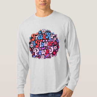 Boho Flower Power Graphic T-Shirt