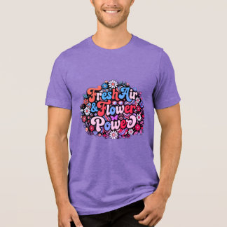 Boho Flower Power Graphic Tri-Blend Shirt