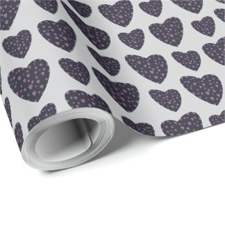 Boho Flowers Modern Floral Pattern Wrapping Paper