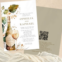 Boho Foliage and Wine Bohemian Wedding