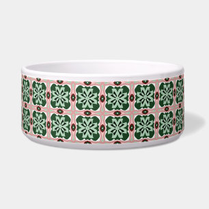 Boho Folk Art Eclectic Retro Christmas Pattern