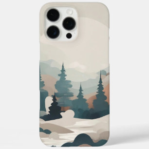 Boho Forest Landscape Artwork iPhone 16 Pro Max Case