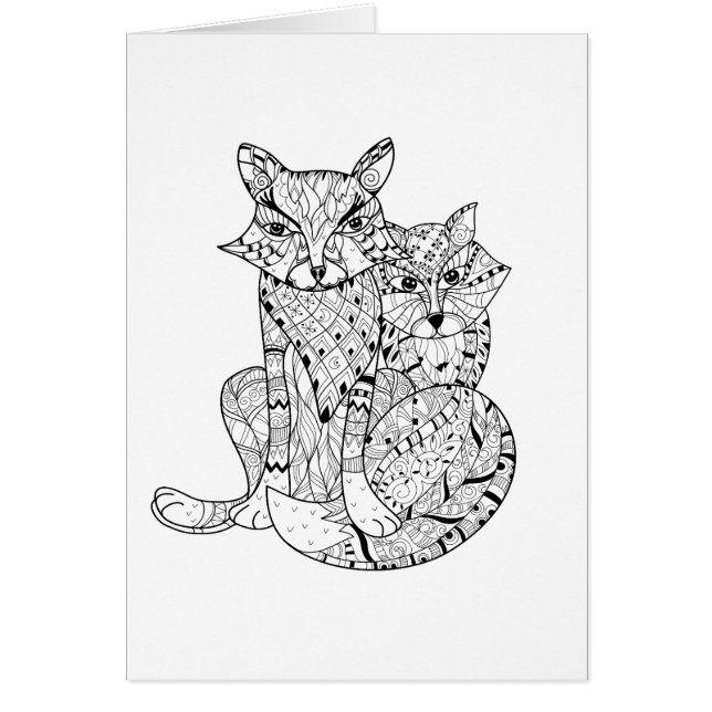 Boho Fox Doodle (Front)