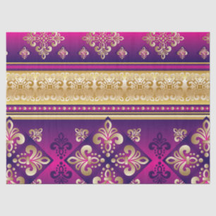 Boho Funky Trendy Retro Abstract Pattern Tissue Paper
