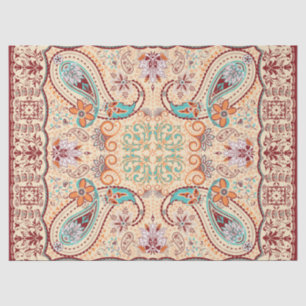 Boho Funky Trendy Retro Abstract Pattern Tissue Paper