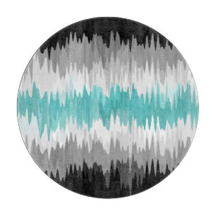 Boho Funky Wavy Abstract Libramasculine Pride Flag Cutting Board