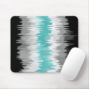 Boho Funky Wavy Abstract Libramasculine Pride Flag Mouse Pad
