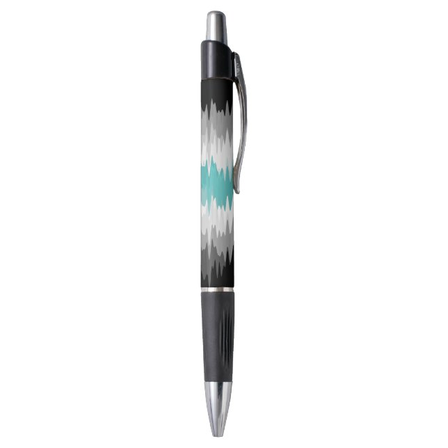 Boho Funky Wavy Abstract Libramasculine Pride Flag Pen (Bottom (Vertical))