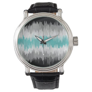 Boho Funky Wavy Abstract Libramasculine Pride Flag Watch