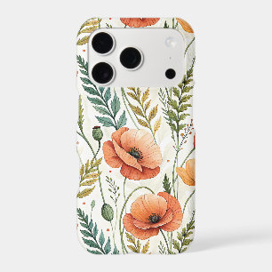 Boho Garden of Beautiful Poppies