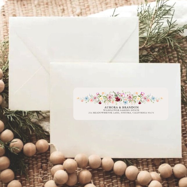 Boho Garden Watercolor Wildflower Wedding  (Creator Uploaded)