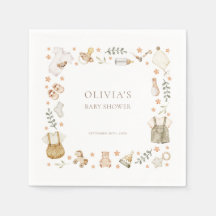 Boho Gender Neutral Vintage Baby Clothes Shower