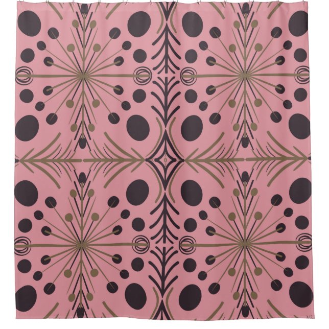 Boho Geometric Arrow Pink Pattern (Front)