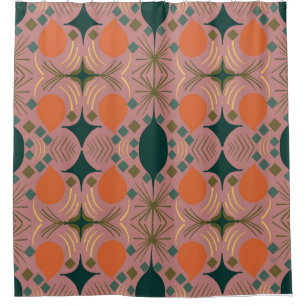 Boho Geometric Diamond Pink