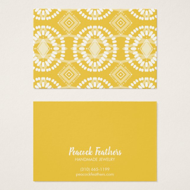 Boho Geometric Earring Necklace Jewellery Display (Front & Back)