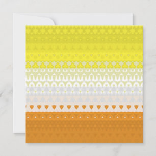 Boho Geometric Funky Abstract Maverique Pride Flag Holiday Card