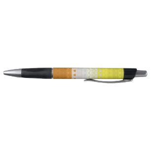 Boho Geometric Funky Abstract Maverique Pride Flag Pen