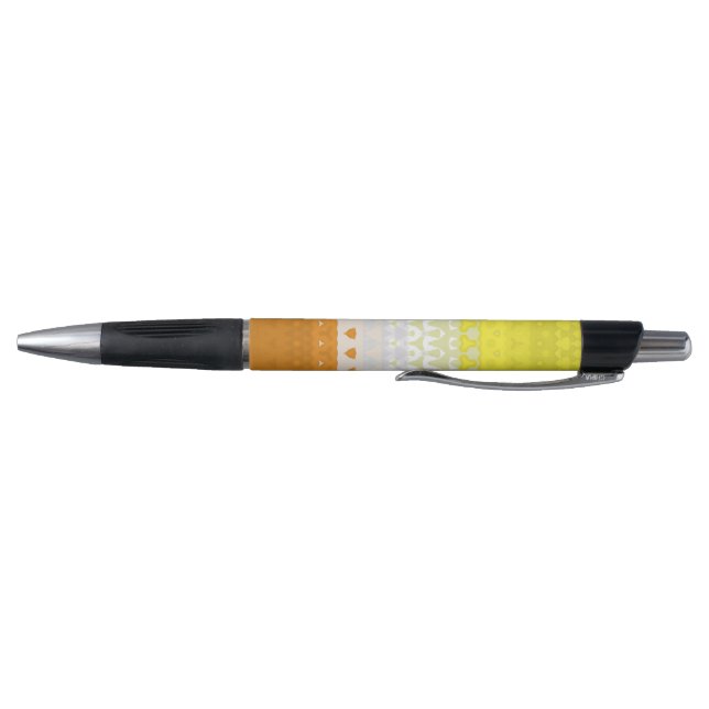 Boho Geometric Funky Abstract Maverique Pride Flag Pen (Bottom)