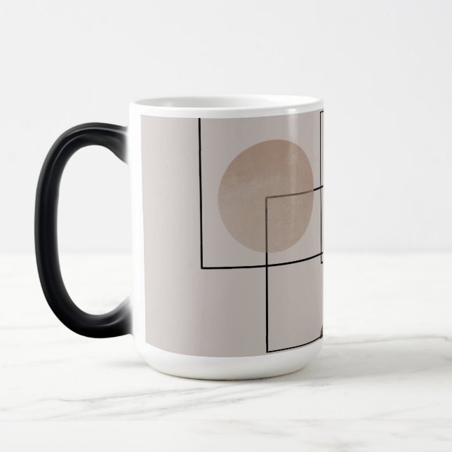 Boho Geometry Morphing 15 oz  Magic Mug (Left)