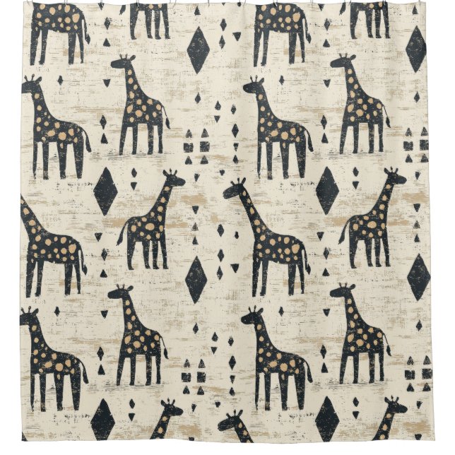 Boho Giraffe Tribal Pattern (Front)