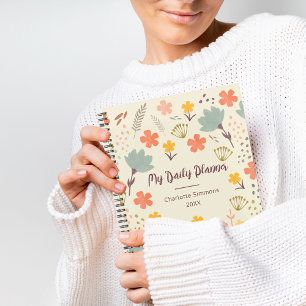 Boho Girly Personalized Daily Planner