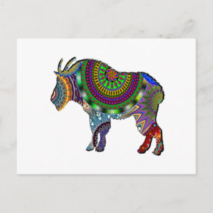 BOHO GOAT POSTCARD