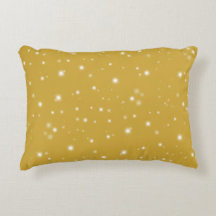 Boho Gold Starlight Accent Pillow