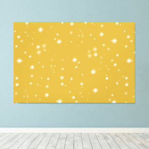 Boho Gold Starlight Canvas Print