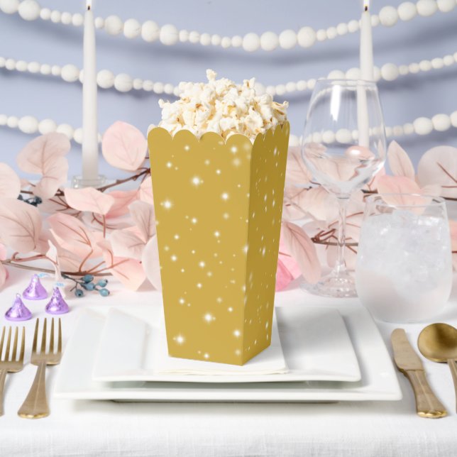 Boho Gold Starlight Favor Box (Wedding)