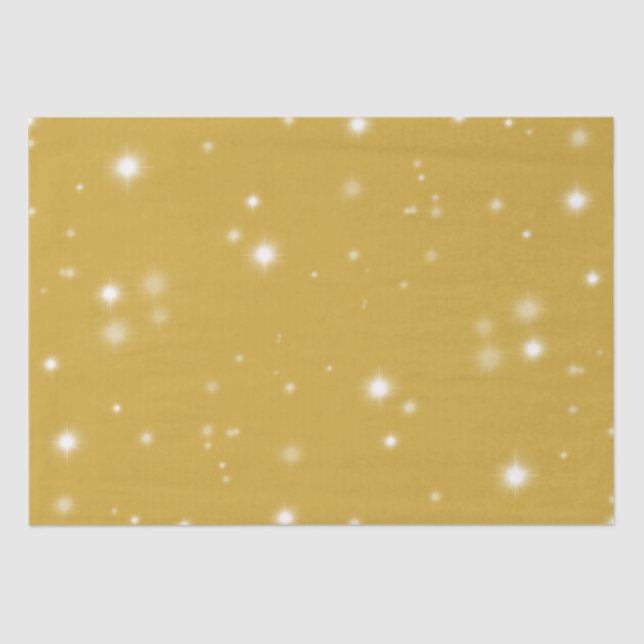 Boho Gold Starlight Tissue Paper (Front)