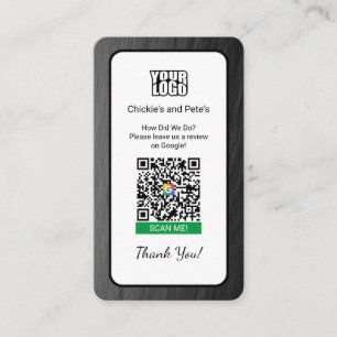 BOHO Google Review Business Card