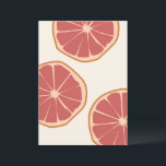Boho Grapefruit Slices Tropical Summer Print<br><div class="desc">Add a boho accent to your wall with this summer print featuring grapefruit slices print. This boho print will also be perfect as a gift. Pair with the matching prints.</div>
