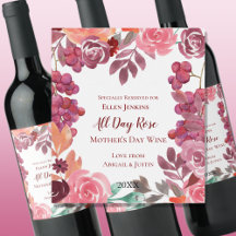 Boho Grapes and Roses Mothers Day