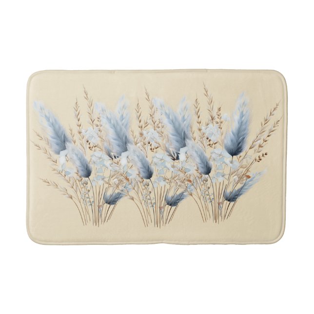 Boho Grass  Bath Mat (Front)