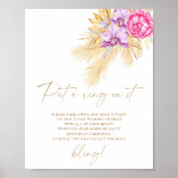 Boho grass - spring put a ring on it game