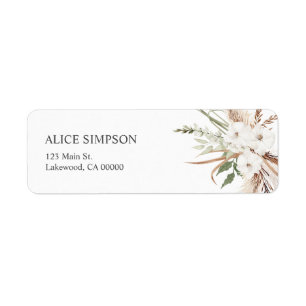 Boho Green Pampa Grass Mariage