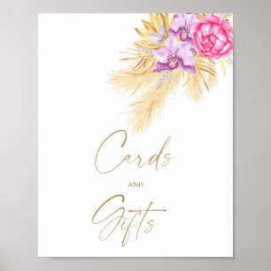 Boho greenery - Cards and Gifts  Poster