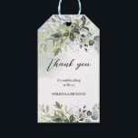 Boho greenery foliage eucalyptus wedding gift tags<br><div class="desc">Choosing Boho greenery foliage eucalyptus wedding Gift Tags for your wedding is a thoughtful and charming way to add a touch of nature's beauty to your special day. These intricate tags serve as both a decorative element and a practical way to personalize your wedding favours or thank you gifts. The...</div>