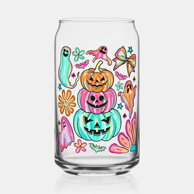 Boho Halloween Citrouille Ghost (Verso)