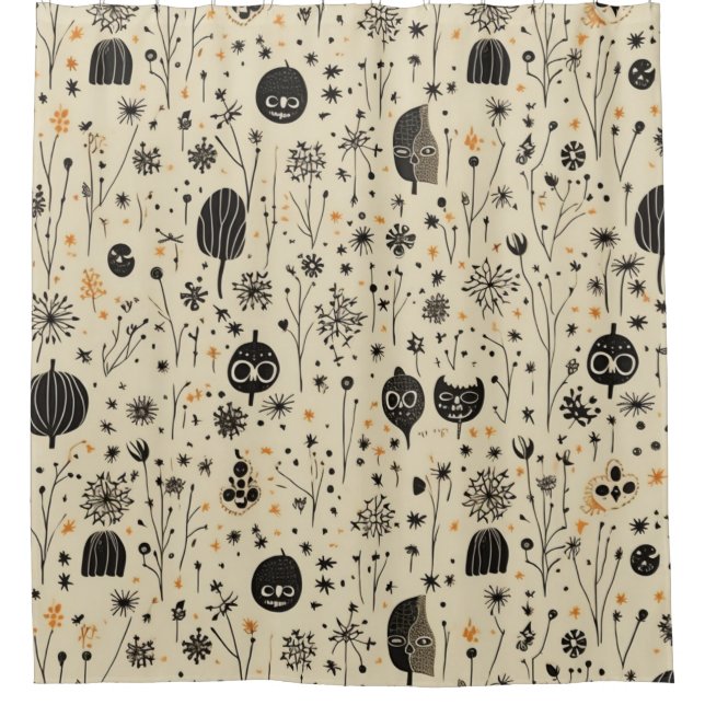 Boho Halloween Seamless Pattern (Front)