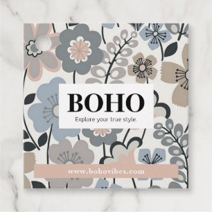 Boho Hang Tags, Clothing Label, Store Sale Favour Tags