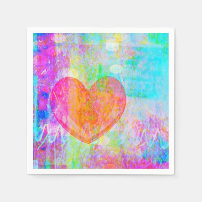 Boho Heart Napkin (Front)