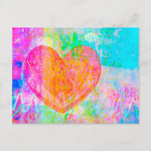 Boho Heart Postcard